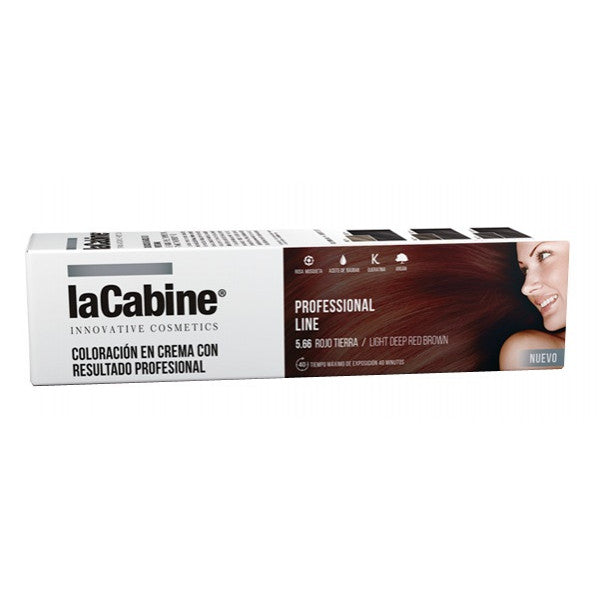 Professional Line Coloración en Crema - La Cabine: 5.66 Rojo tierra - 3