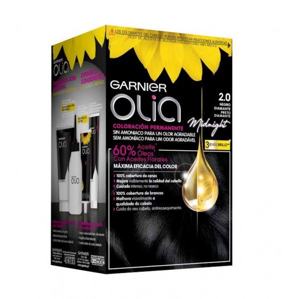 Olia Tintes - Garnier : 2.20 Negro Diamante - 1