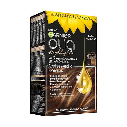 Olia Highlights Kit de Mechas sin Amoniaco - Garnier: Moreno - 2