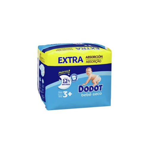 Pañales Extra Jumbo Pack Talla 3+: 66 Unidades - Dodot - 1