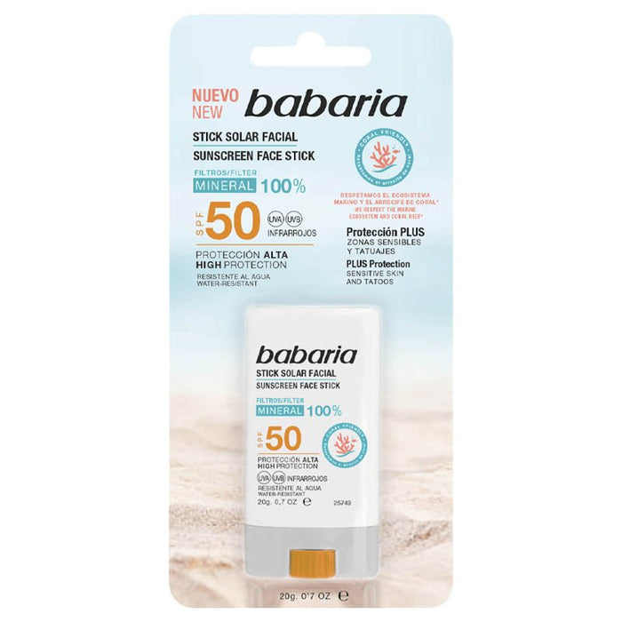 Stick Facial Protector Solar Spf50 - Babaria - 1