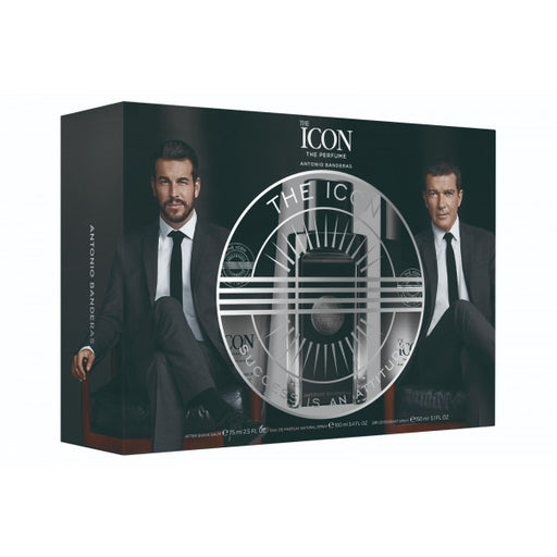 The Icon Estuche Eau de Parfum: Edp 100ml + Deo 150ml + After Shave 75ml - Antonio Banderas - 1