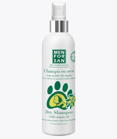 Champú en Seco Aceite de Argán para Gatos 250ml - Menforsan - 1