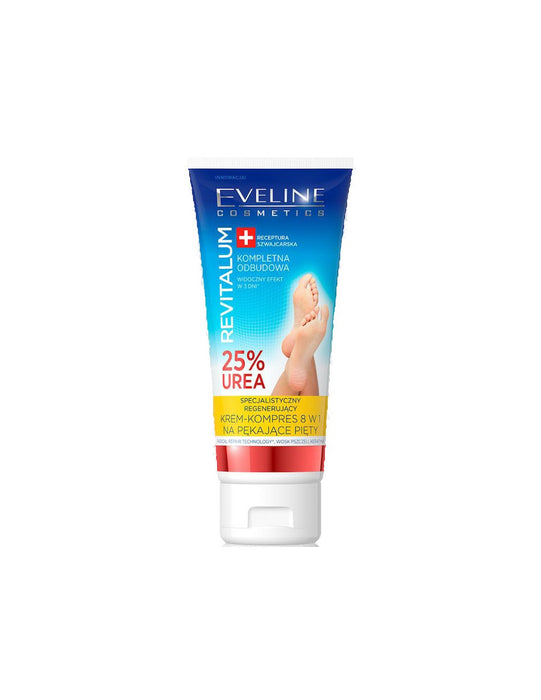 Crema para Pies Regenerativa 8en1 Revitalum - 25% Urea - Eveline - 1