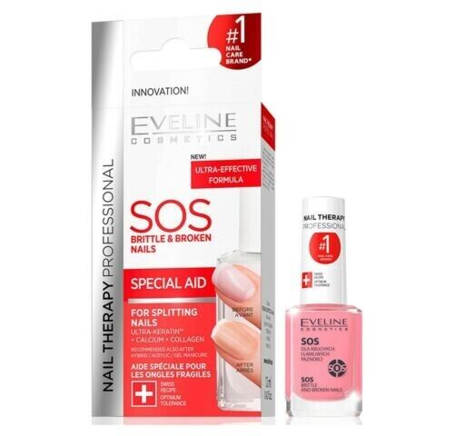 Tratamiento para Uñas Frágiles y Quebradizas - Nail Therapy Sos - Eveline - 1