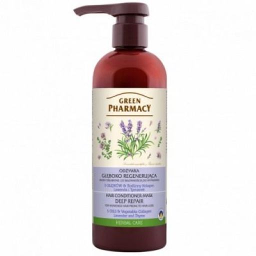 Aconcionador para Cabello Reparación Profunda con Lavanda y Tomillo - Green Pharmacy - 1