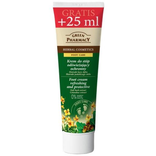 Crema para Pies Protectora con Extracto de Roble y Celandina - Green Pharmacy - 1