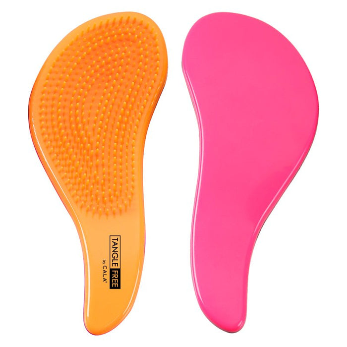 Tangle Free Cepillo de Pelo - Neon Orange / Hot Pink - Cala - 1