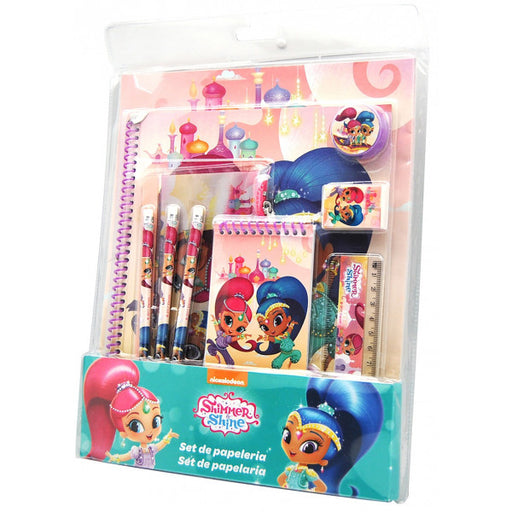 Set de 10 Productos de Papelería - Shimmer & Shine - Nickelodeon - 1