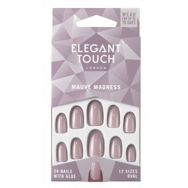 Uñas Postizas Mauve Madness - Elegant Touch - 1