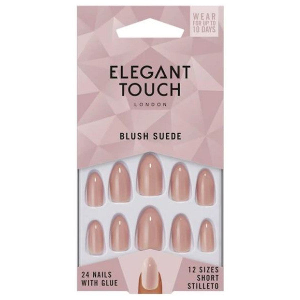 Uñas Postizas - Elegant Touch: Blush Suede - 4