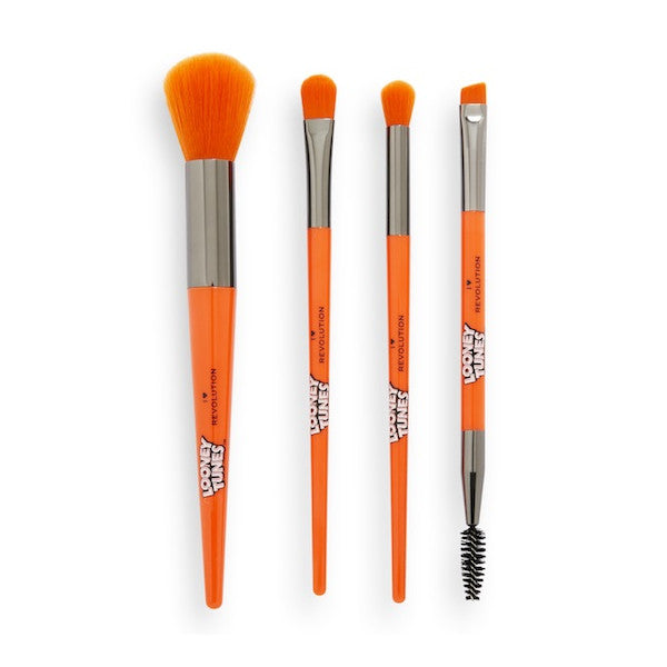 Set de Brochas "Carrot" Looney Tunes™ : Set 4 Productos + Neceser - I Heart Revolution - 3