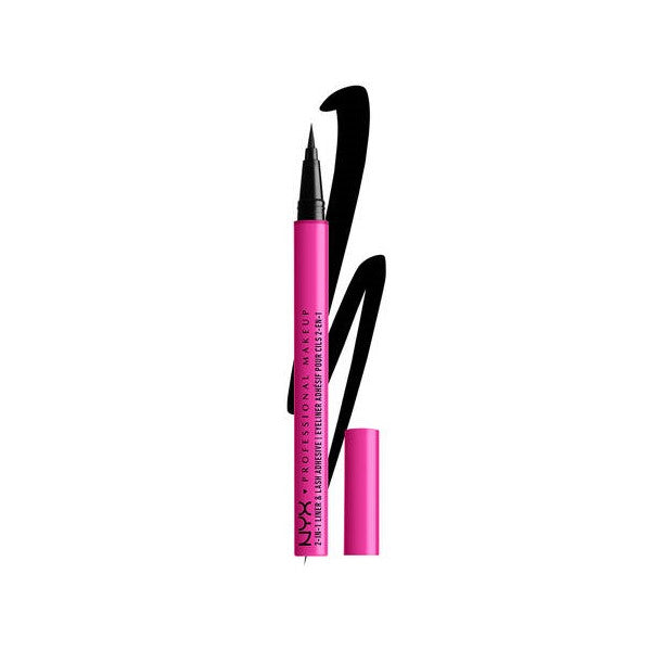 Eyeliner Adhesivo 2 en 1 Jumbo Lash: Negro - Nyx - 1