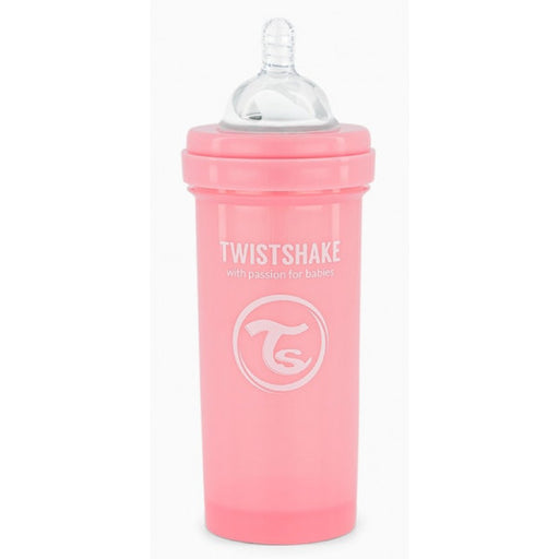 Biberón Anticólico Rosa - Twistshake: 260 ml - 1