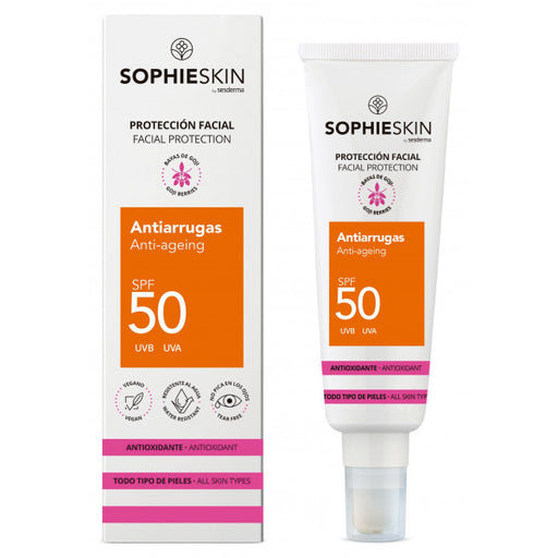 Protector Solar Facial Antiarrugas Spf 50 - Sophieskin - 1