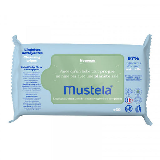 Toallitas Limpiadoras Fibras Naturales Ecológicas - Mustela: 60 Toallitas - 2