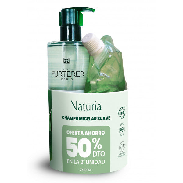 Naturia Duplo Champú Ultra Suave sin Sulfatos: Set 2 Productos - Rene Furterer - 1