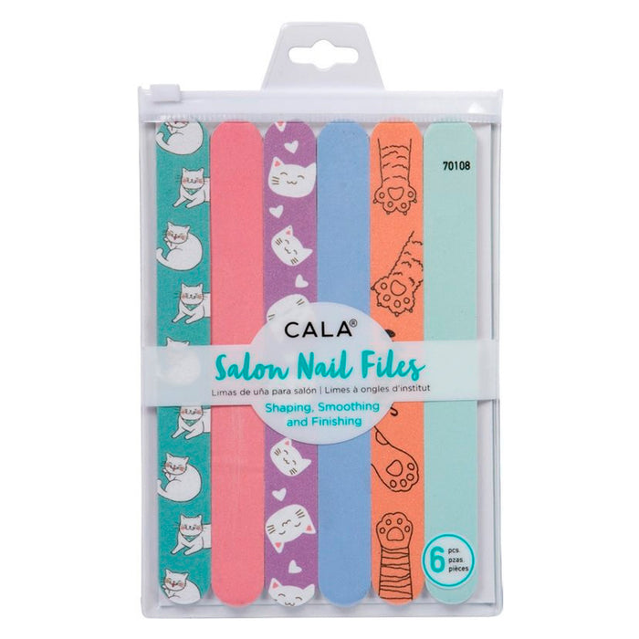 Lima para Uñas - Nail Files Cat Lover 6 Uds - Cala - 1