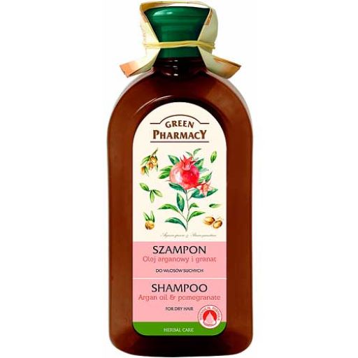 Champú para Cabello Seco Aceite de Argán y Granada - Green Pharmacy - 1