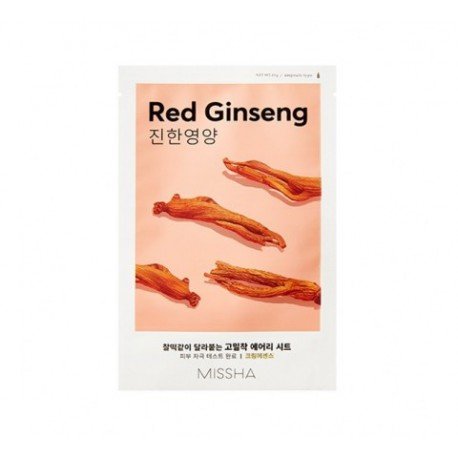 Mascarilla Airy Fit Sheet Mask - Ginseng Rojo - Missha - 1