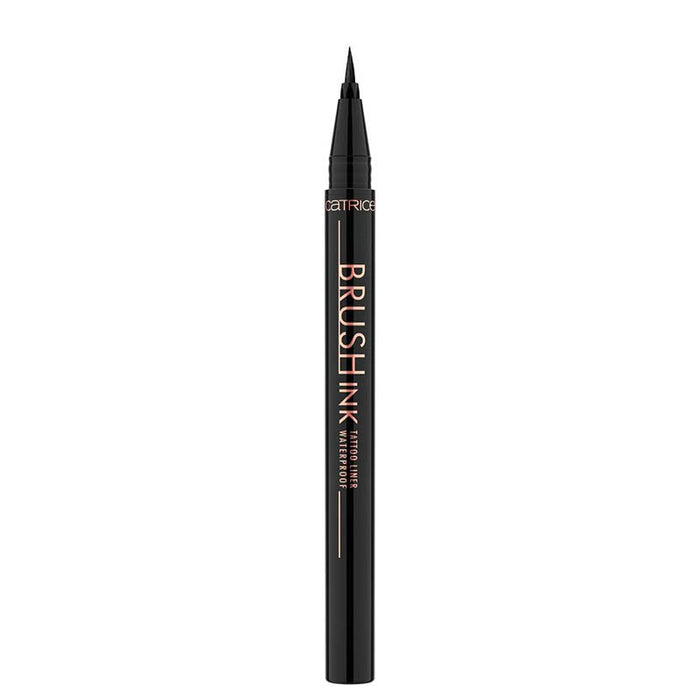 Delineador Líquido - Brush Ink Tattoo Liner Waterproof - 010: Black Waterproof - Catrice - 1