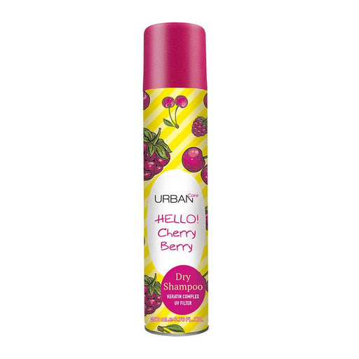 Champú en Seco - Dry Shampoo - Cereza - Hello Cherry Berry 200ml - Urban Care - 1