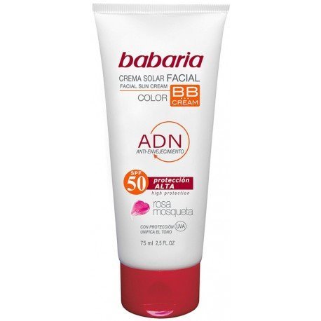 Crema Solar Bb Cream Spf50 con Rosa Mosqueta 75 ml - Babaria - 1