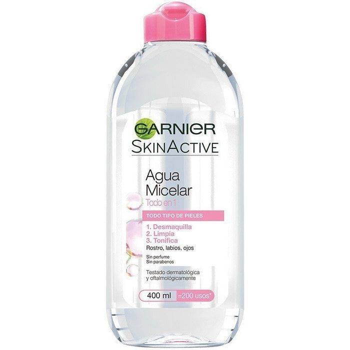 Agua Micelar Todo en uno - Garnier : 400 ml - 1