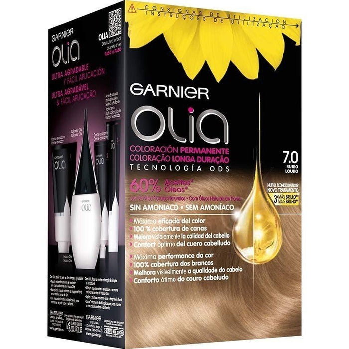 Coloración Olia - Garnier: Coloración Olia - 7.0 Rubio - 1