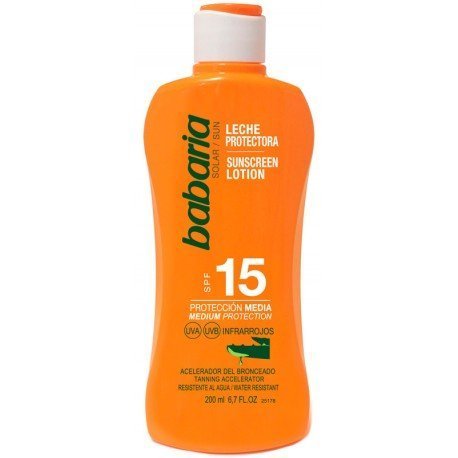 Leche Protector Solar Spf15 Aloe Vera - Babaria - 1