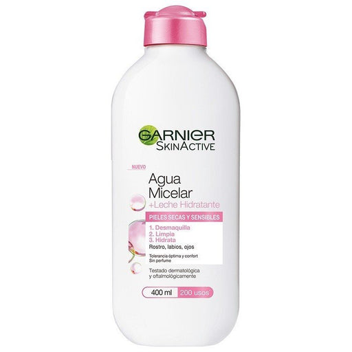 Agua Micelar con Leche para Pieles Secas y Sensibles Skinactive 400 ml - Garnier - 1