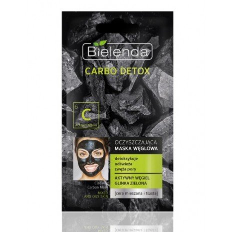 Mascarilla Carbo Detox 8 gr - Pieles Mixtas y Grasas - Bielenda - 1