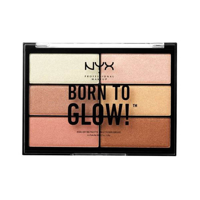 Paleta de Iluminadores - Born to Glow! - Professional Makeup - Nyx - 1