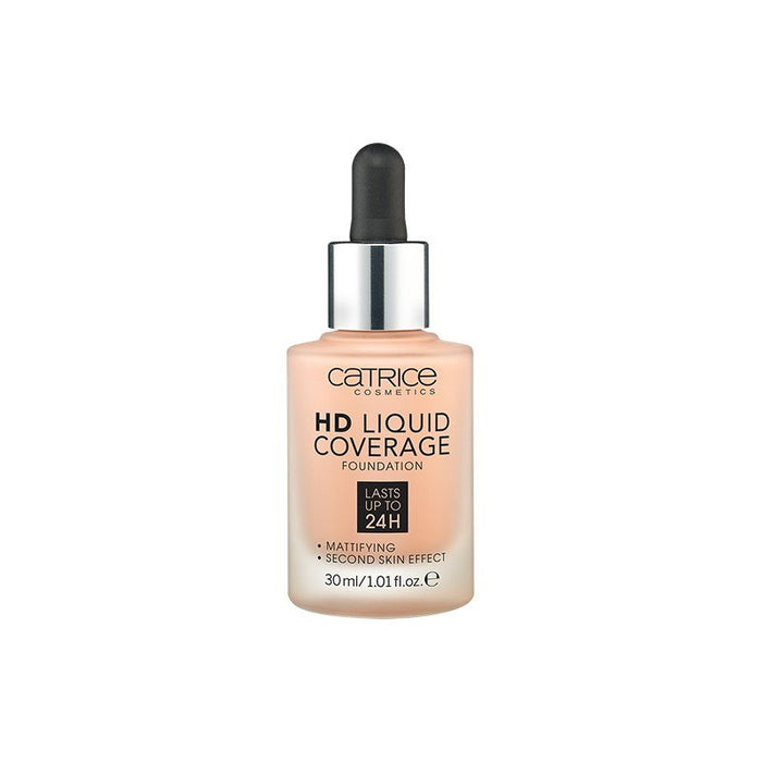 Base de Maquillaje Hd Liquid Coverage - Catrice : -Base de Maquillaje HD Liquid Coverage - 020 Rose Beige - 1