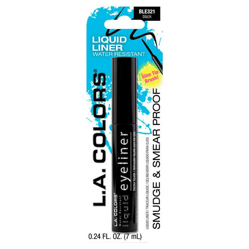 Eyeliner Líquido Black Waterproof - L.A. Colors - 1