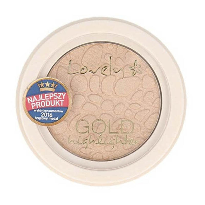 Iluminador para el Rostro Silver Highlighter - Lovely : Gold Highlighter - 1