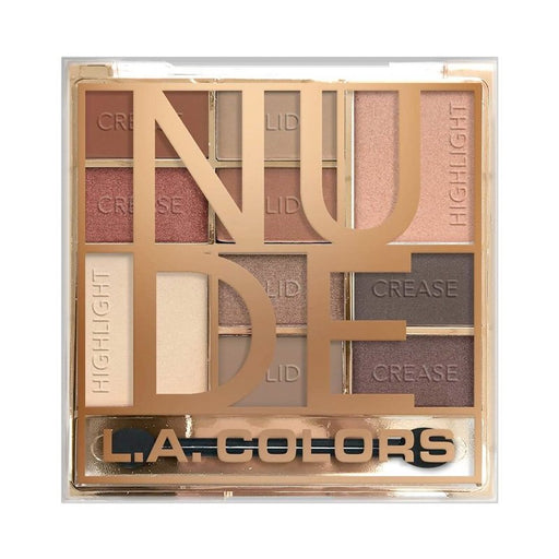 Paleta de Sombras - Color Block - L.A. Colors : Color Block Eyeshadow - Nude - 1