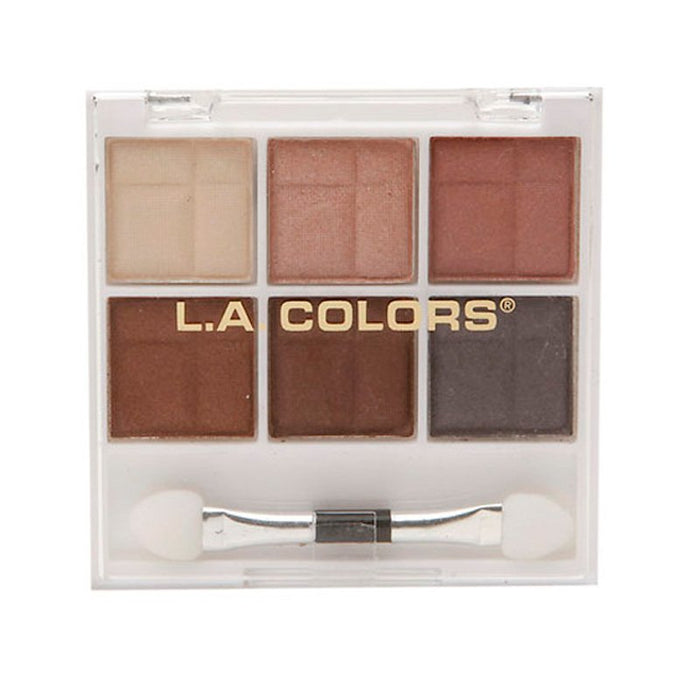 Paleta de Sombras de Ojos 6 Color - L.A. Colors : Earthy - 1