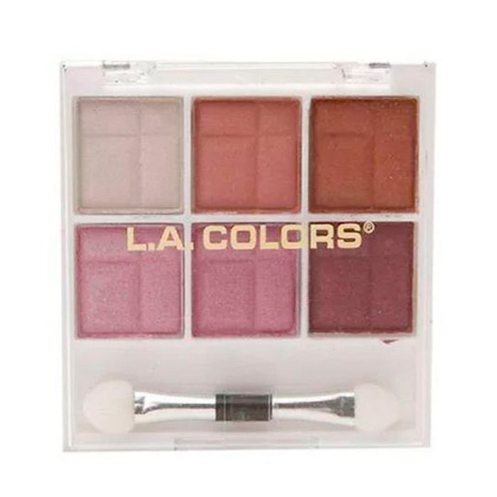 Paleta de Sombras de Ojos 6 Color - L.A. Colors : Delicate - 1