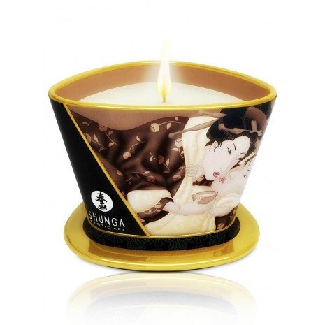 Mini Caress by Candelight Vela Masaje Chocolate 170ml - Candles - Shunga - 1