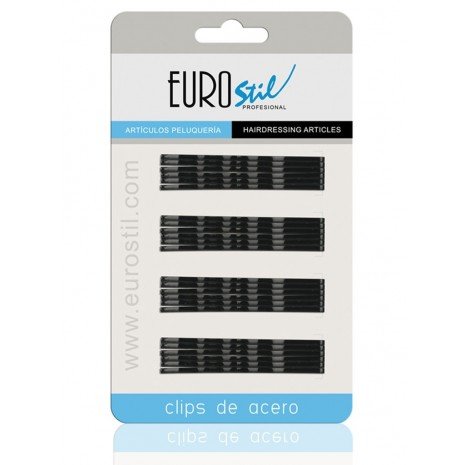 Clips de Acero - 50 Mm Negro - Eurostil - 1