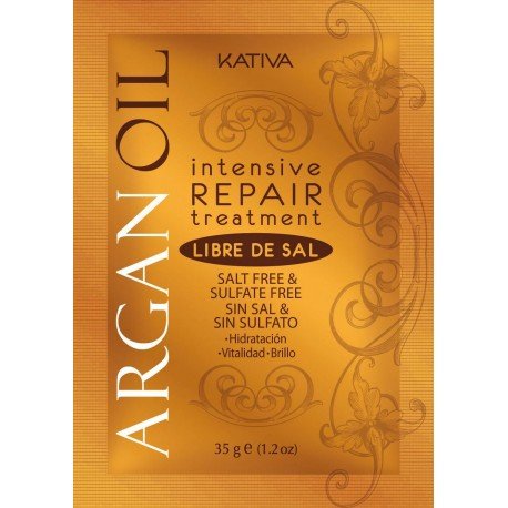 Tratamiento Capilar Reparador Intensivo Argan Oil - Kativa - 1