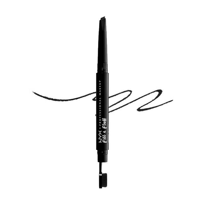 Lápiz para Cejas Fill & Fluff - Professional Makeup - Nyx : FILL &amp; FLUFF EYBRW PMD PNCL-BLACK - 1