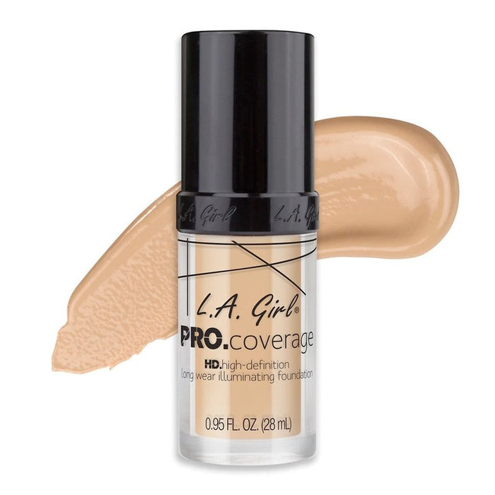 Base de Maquillaje Líquida - Pro Coverage Illuminating - L.A. Girl : Fair - 1