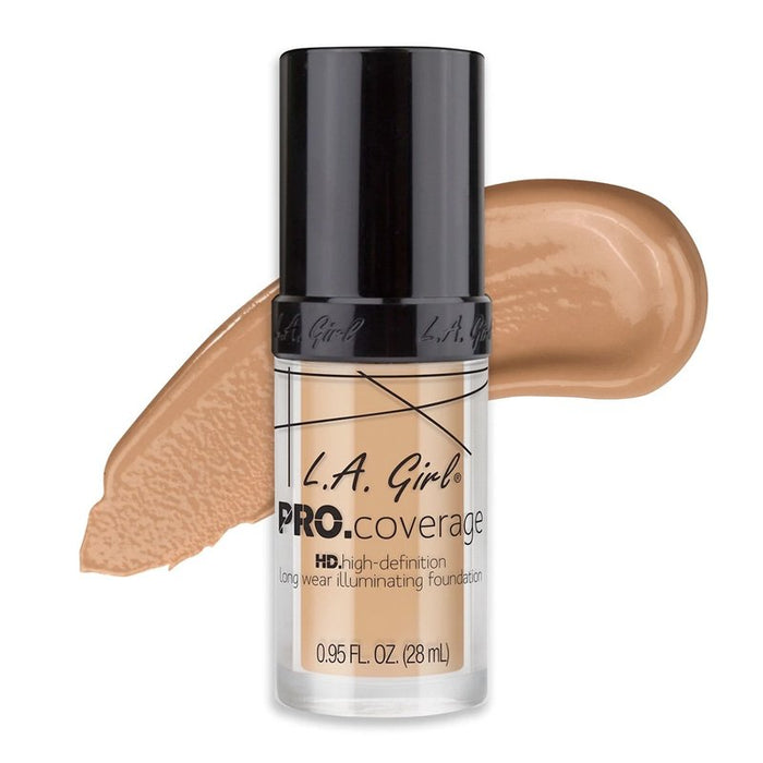 Base de Maquillaje Líquida - Pro Coverage Illuminating - L.A. Girl : Natural - 1