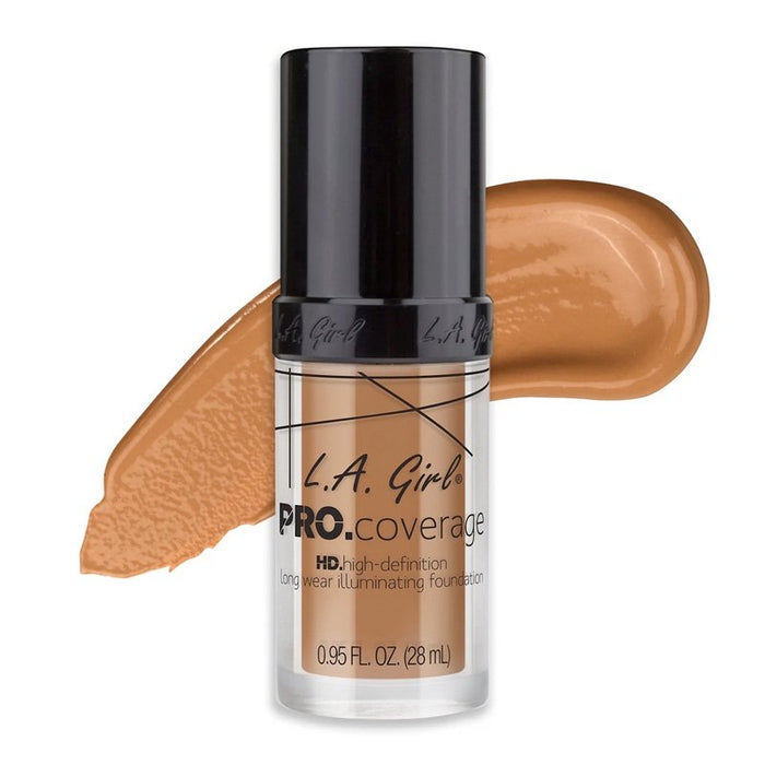 Base de Maquillaje Líquida - Pro Coverage Illuminating - L.A. Girl : Sand - 1