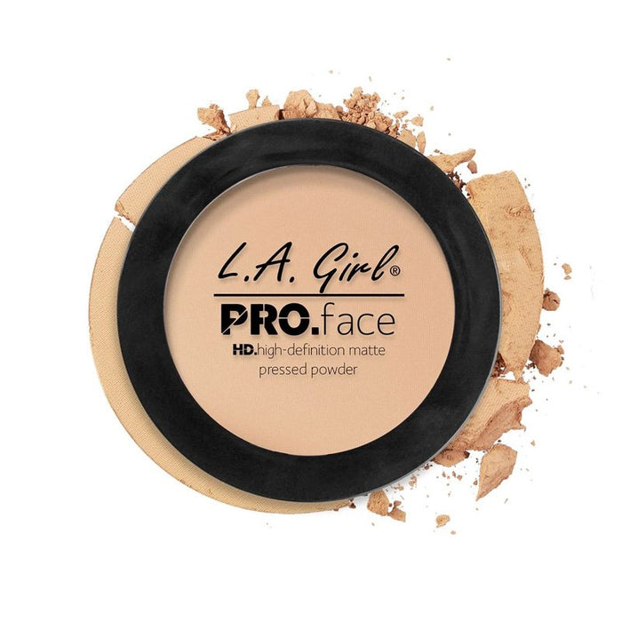 Polvos Compactos - Pro Face Mate - L.A. Girl : Nude Beige - 1