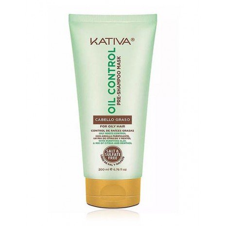 Pre-champú Exfoliante Capilar - Oil Control 200 ml - Kativa - 2