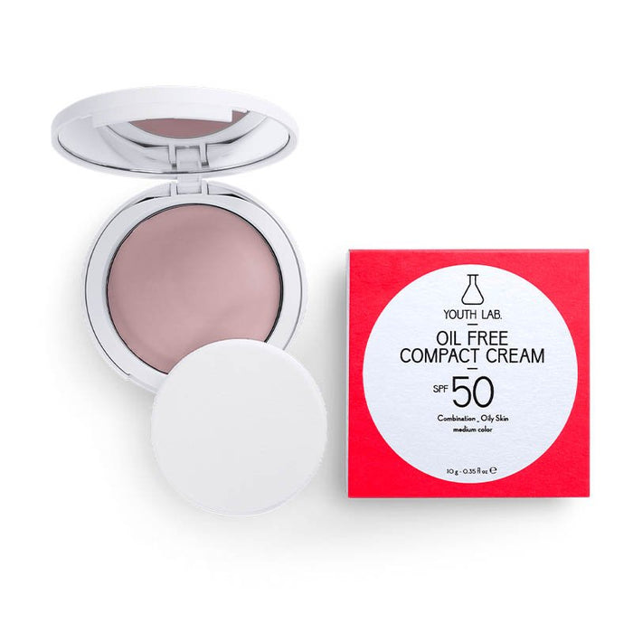 Base Compacta con Color Spf 50 sin Aceite - Medium Color - Youth Lab - Youthlab - 1