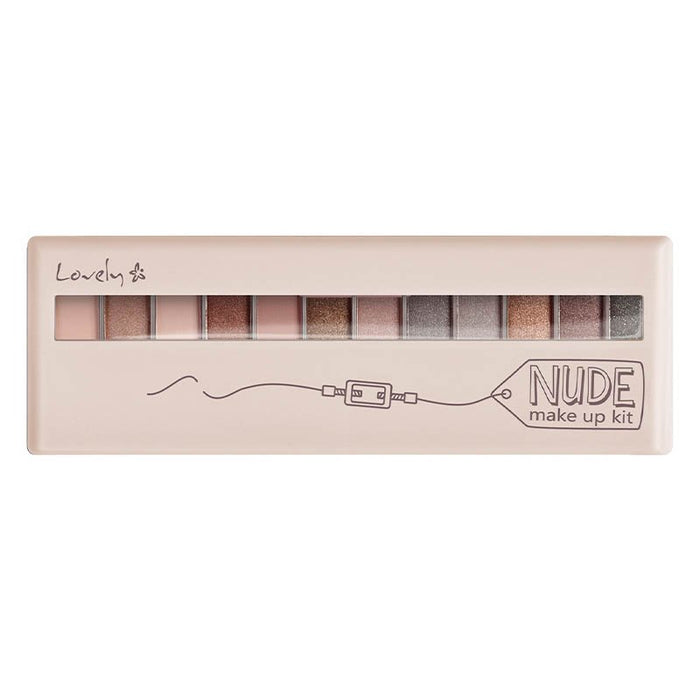 Paleta de Sombras de Ojos - Eyeshadow Nude Make Up Kit - Lovely - 1